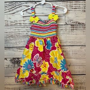 Bright Floral/Butterfly Dress